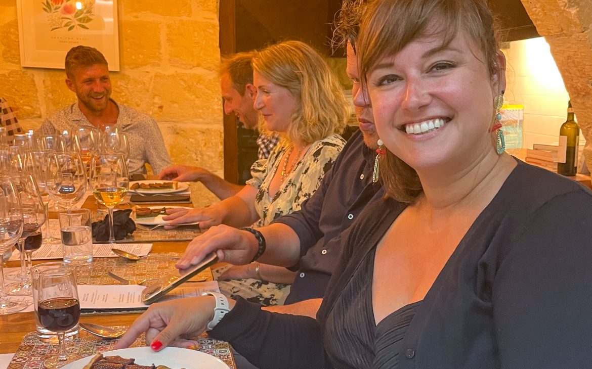 Visit Malta winetasting and dinner